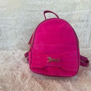 Juicy Couture Pretty Bow Raspberry Tart Mini Backpack NWT